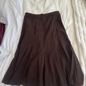 Elegant Brown Women's Skirt